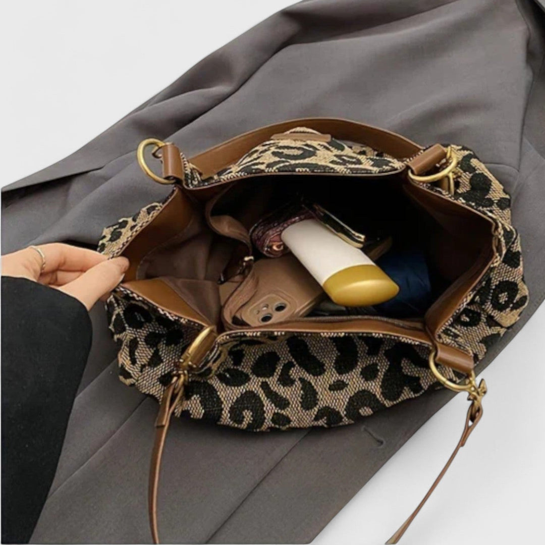 Lindsay – Leopard Print Tote Bag for Women