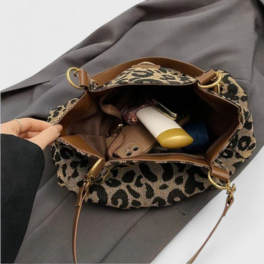 Lindsay – Leopard Print Tote Bag for Women