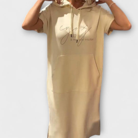 Daiselle – Casual Hooded Dress with Pockets
