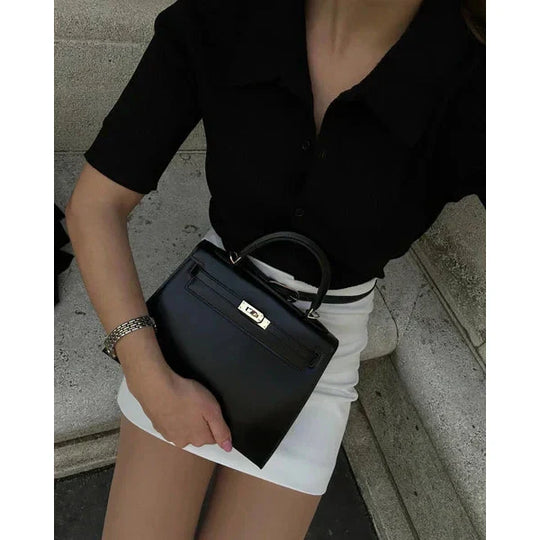 Marquessa – Timeless Structured Leather Handbag for Women