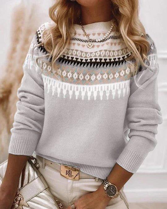 COSETTE | NORDIC PATTERN SWEATER