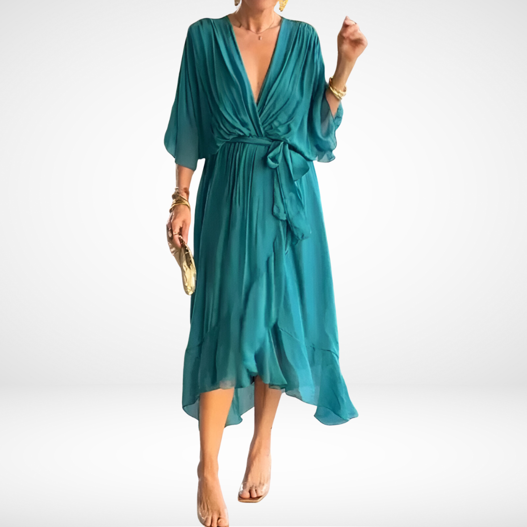 Vivienne | Wrap Bloom Dress