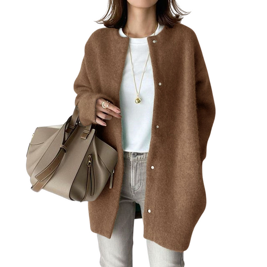 Liane – Cozy Knit Button-Up Cardigan for Women