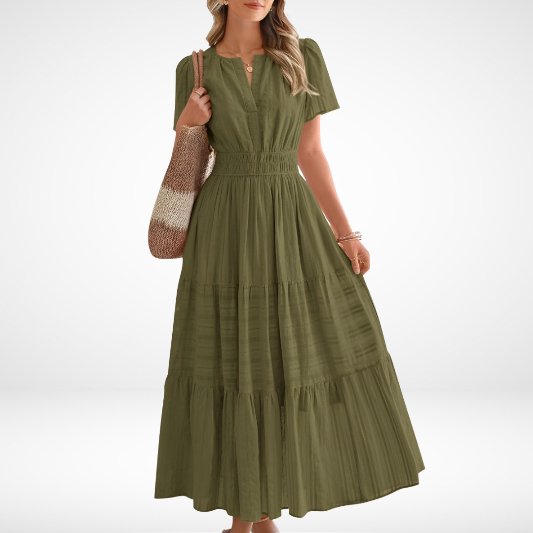Clara | Golden Bloom Dress