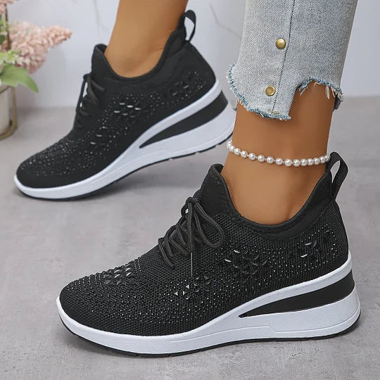 Cyan – Lightweight Knit Sneakers for Women