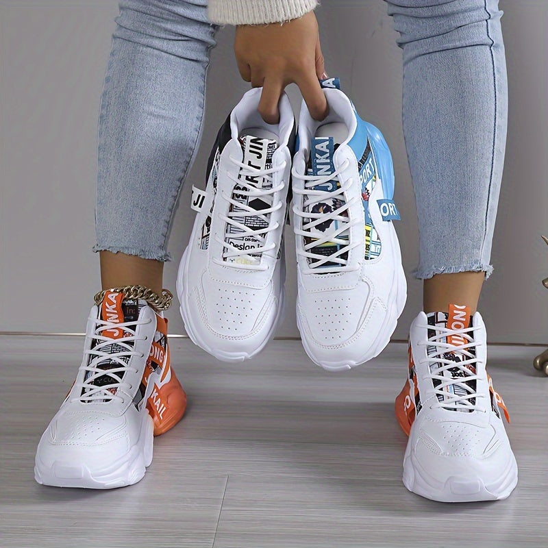 Novalie - StridePop High-Top Sneakers