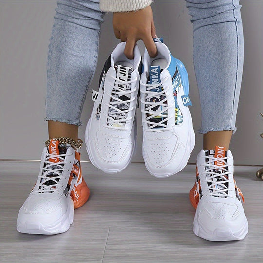 Novalie - StridePop High-Top Sneakers