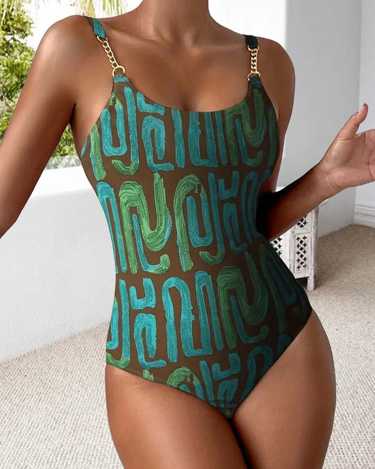Naia – Tribal Muse One-Piece Swimsuit for Women