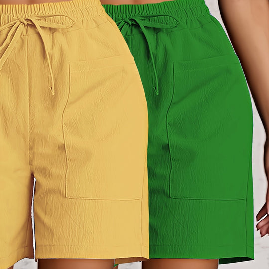 Mika – Lightweight Drawstring Shorts for Women