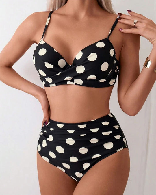 Branwen – Retro Polka Dot Bikini for Woman