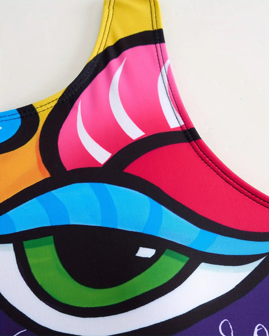 Bethan – Abstract Art One-Piece Swimsuit for Woman