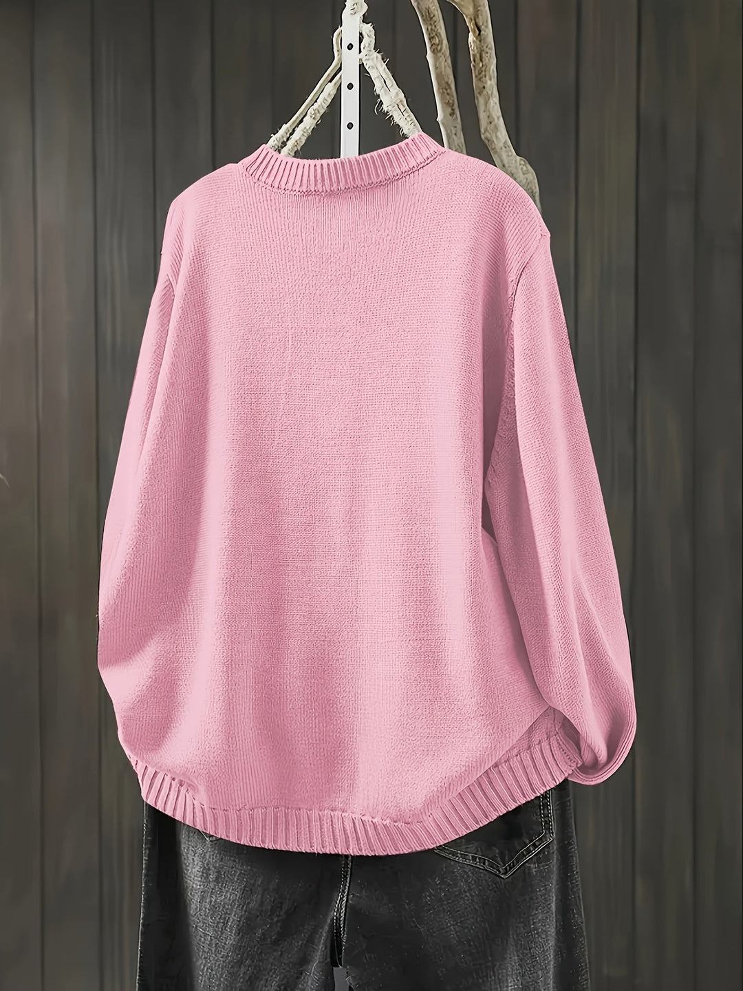Janiyah – Button-Detail Knit Cardigan for Women
