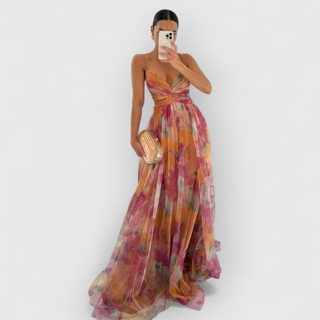 Laura | Maxi Dress with Floral Print