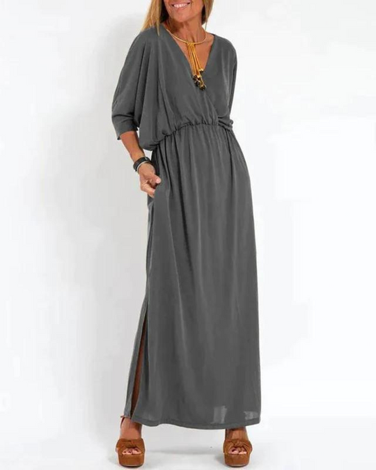 Valira – Flowing Maxi Dress with Elastic Waist