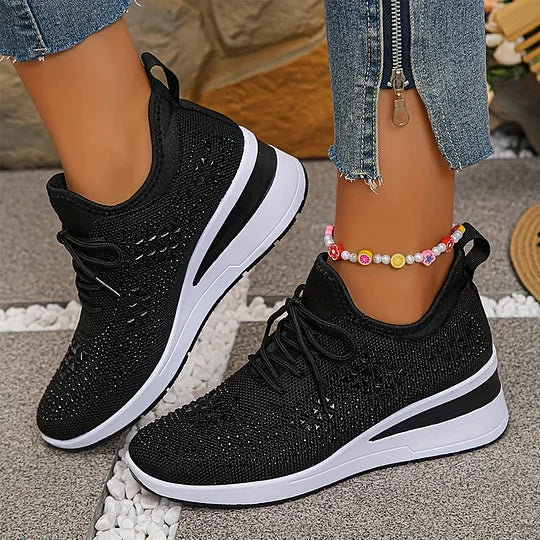 Cyan – Lightweight Knit Sneakers for Women