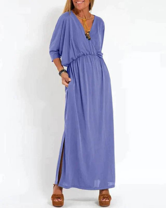 Valira – Flowing Maxi Dress with Elastic Waist