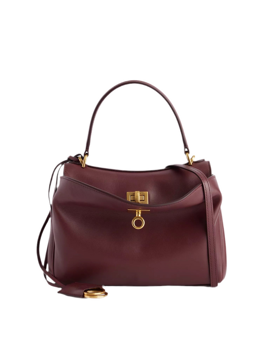Savannah – Refined Leather Top-Handle Bag for Women