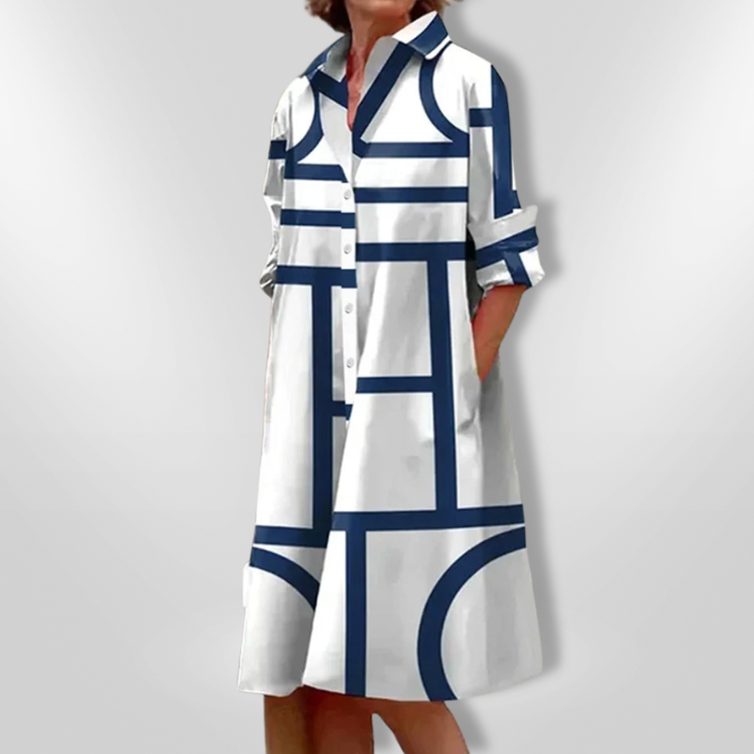 Celestine | Refined Tie-Waist Midi Dress