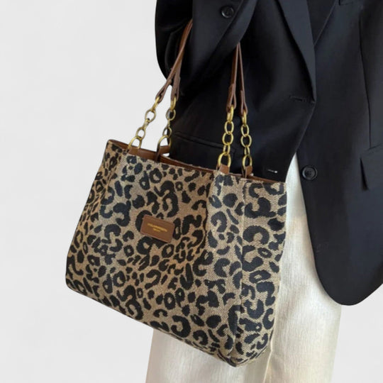Lindsay – Leopard Print Tote Bag for Women
