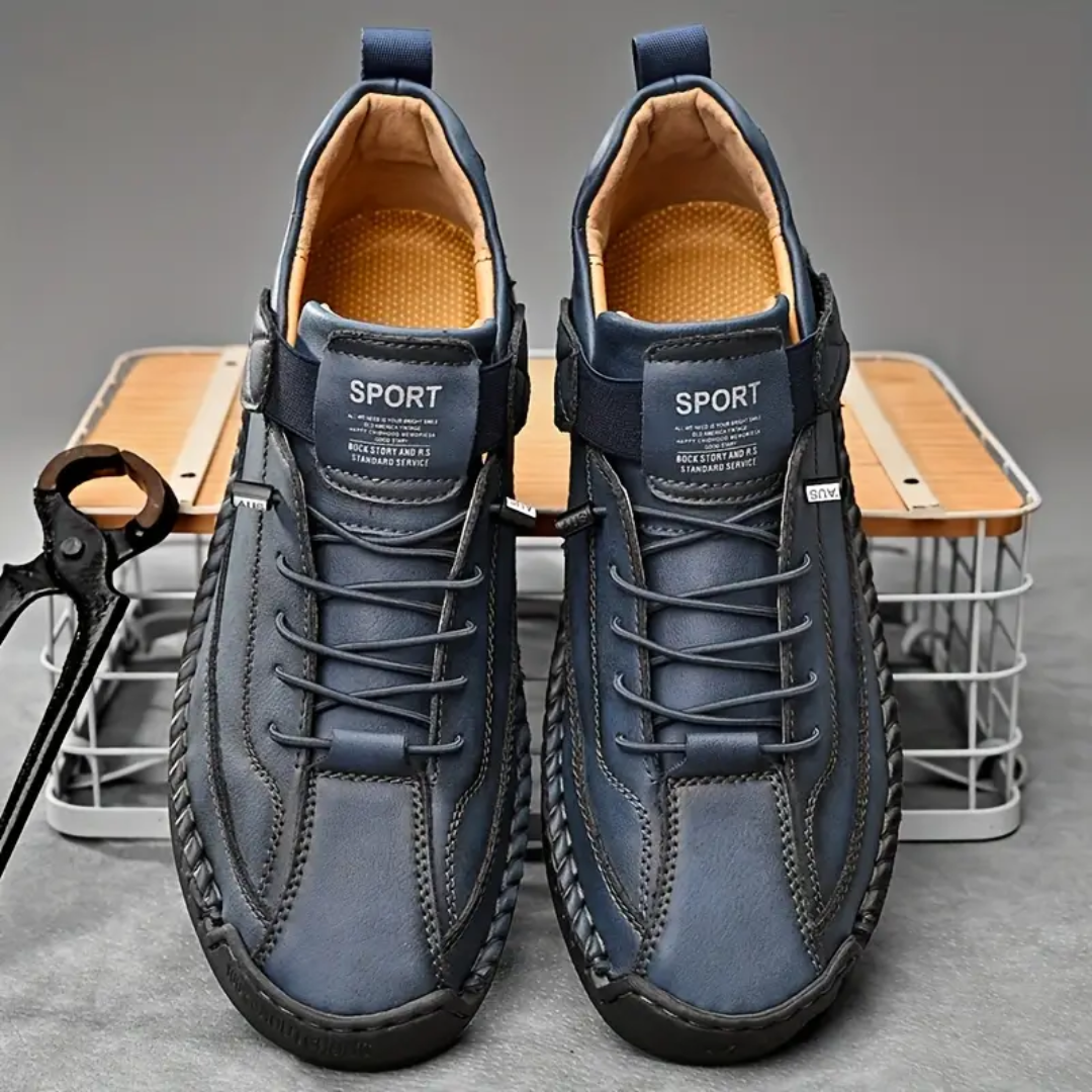 Aaron – Premium Leather Casual Sneakers for Men