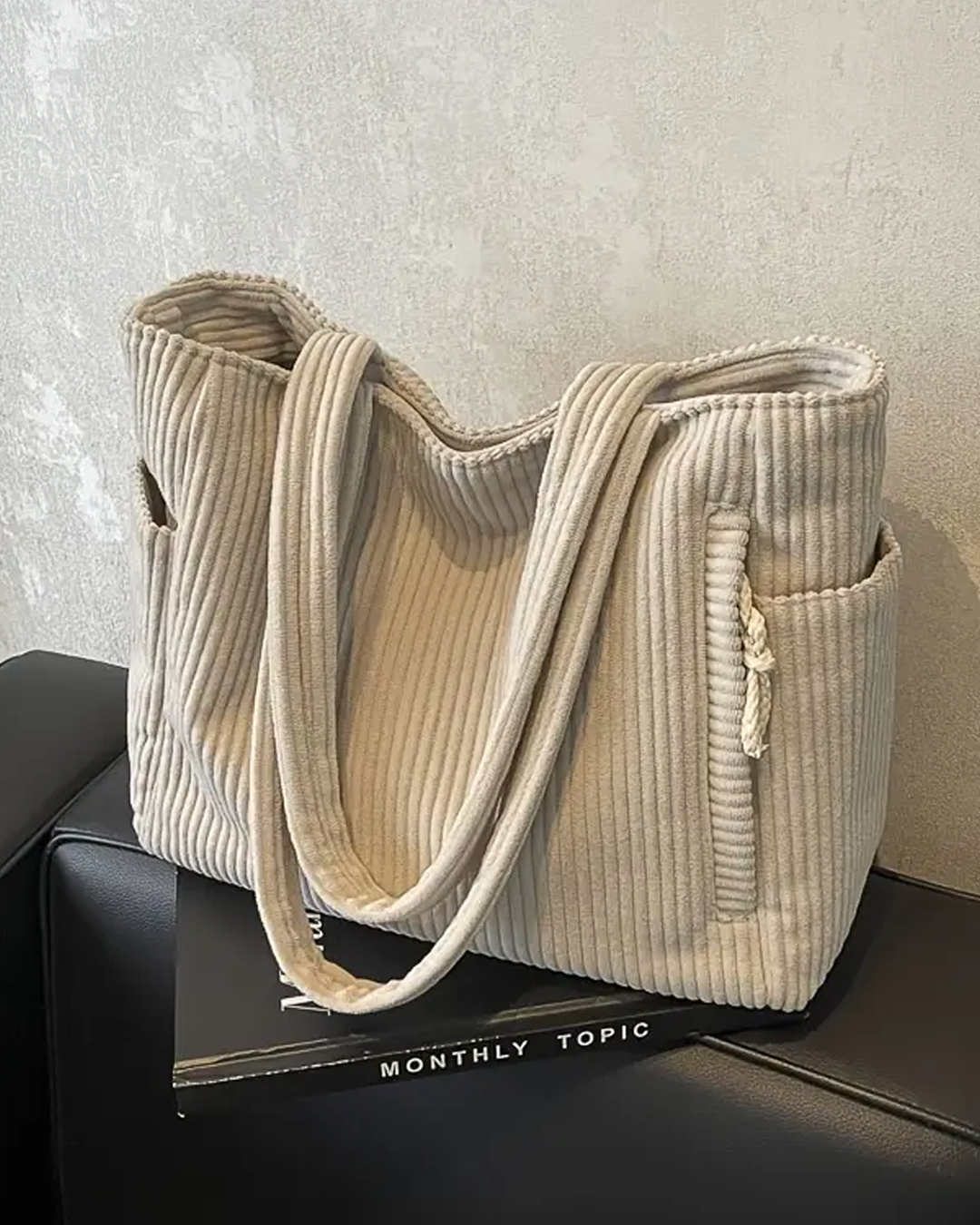 Rosina – Corduroy Tote Bag for Women