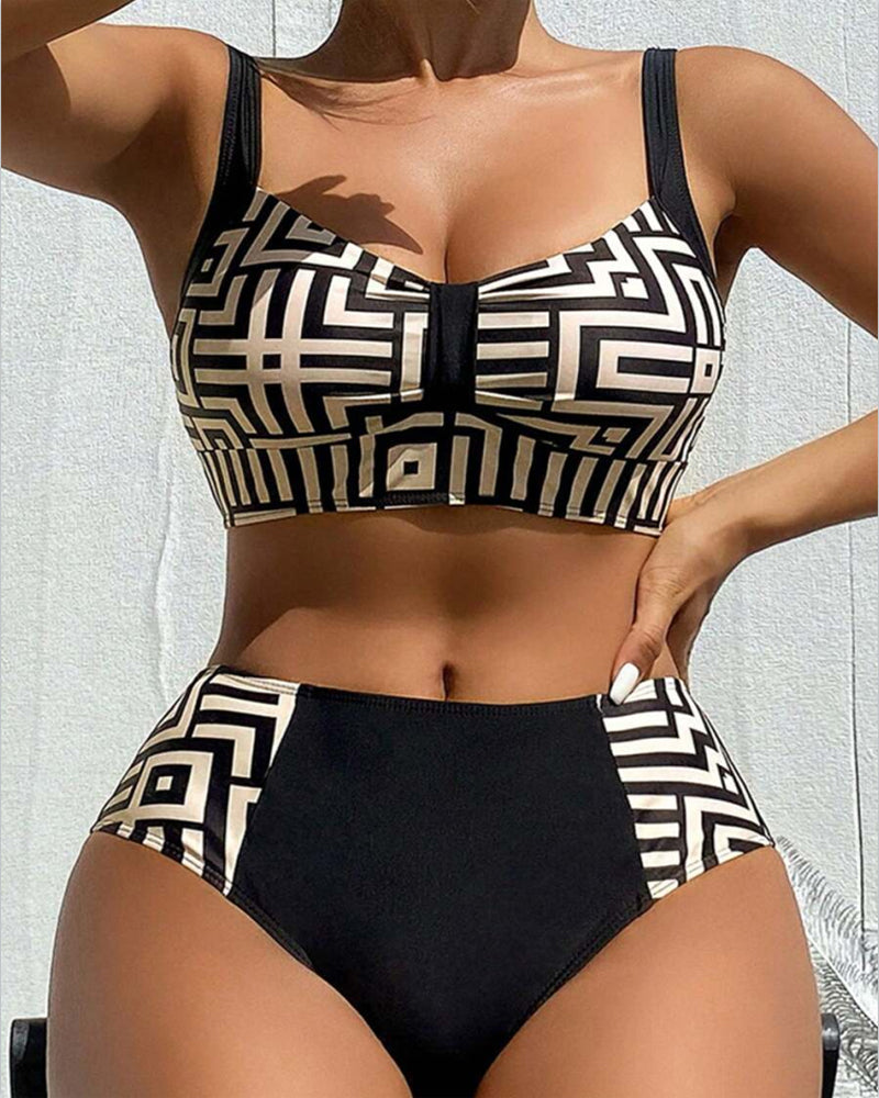 Zebudah – Modern Maze Bikini for Women