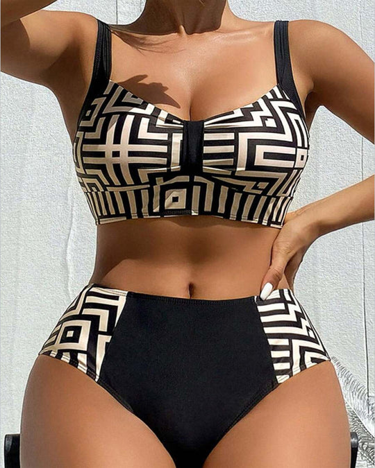Zebudah – Modern Maze Bikini for Women