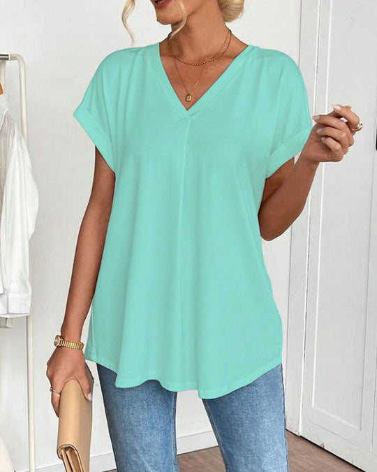 Casavie – FlowEase Pleated Tunic Tee