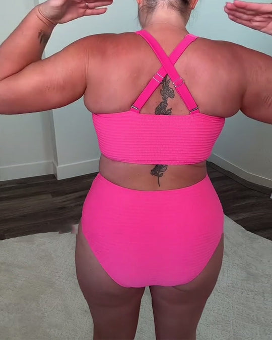 Brivaya – ContourTwist High-Waist Bikini Set