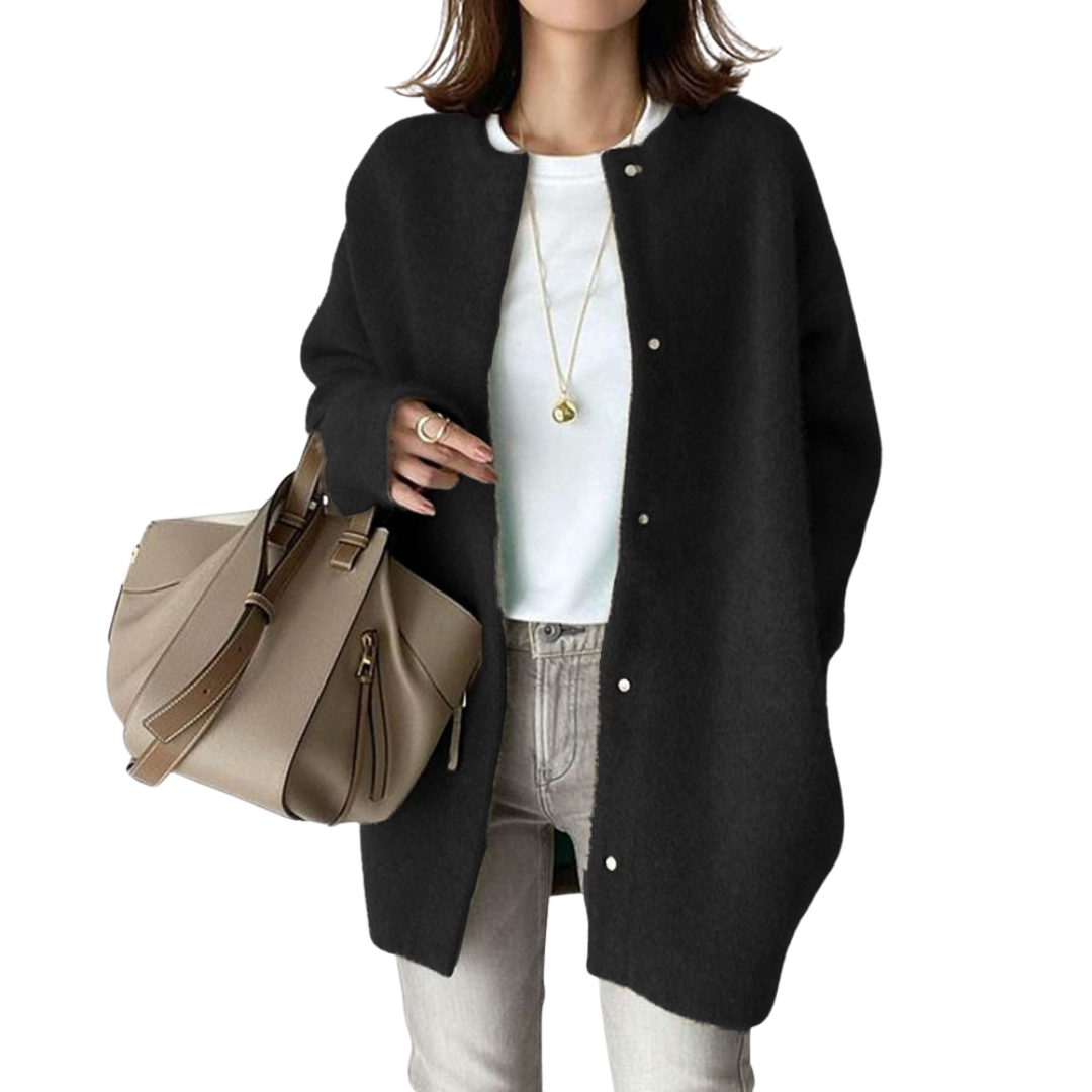 Liane – Cozy Knit Button-Up Cardigan for Women