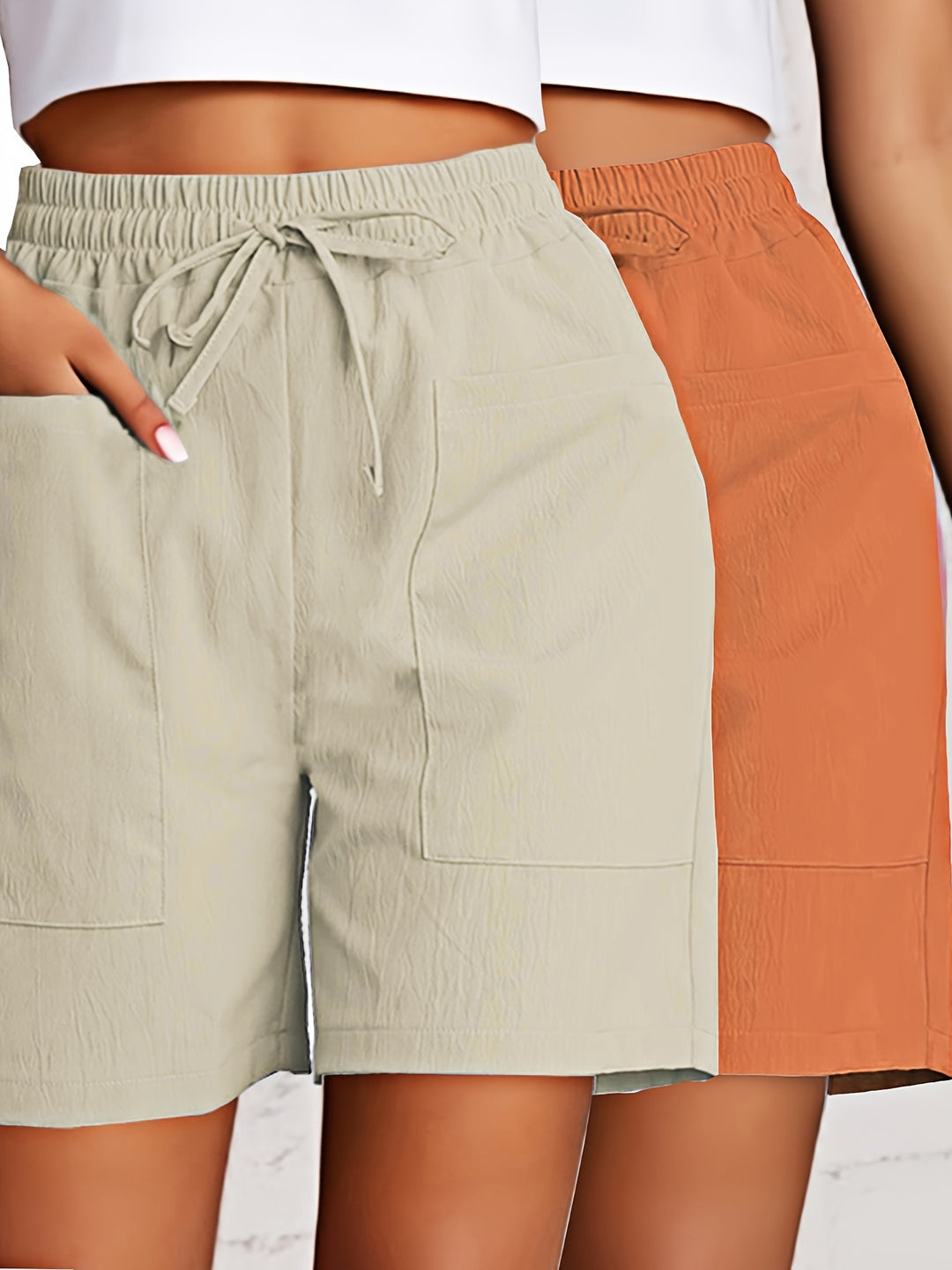 Mika – Lightweight Drawstring Shorts for Women
