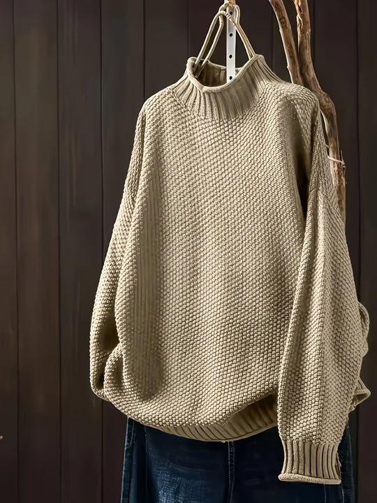 Magdalene – Chunky Knit Turtleneck Sweater for Women