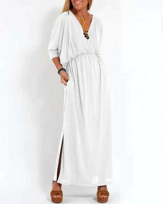 Valira – Flowing Maxi Dress with Elastic Waist