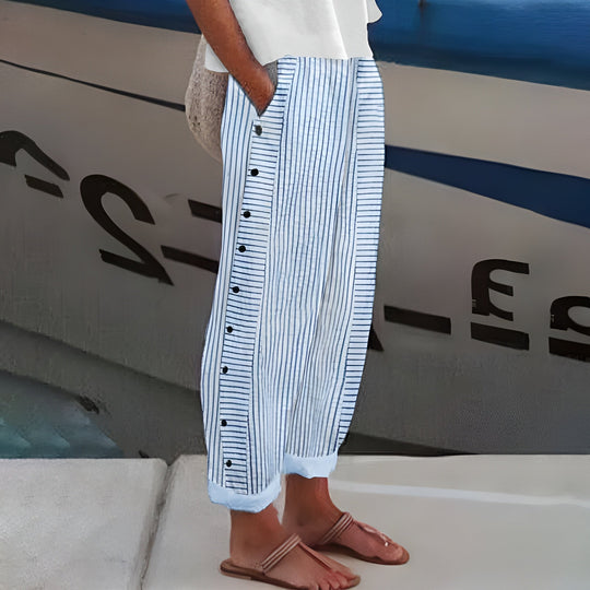 Antonette - AerisWeave Summer Linen Trousers