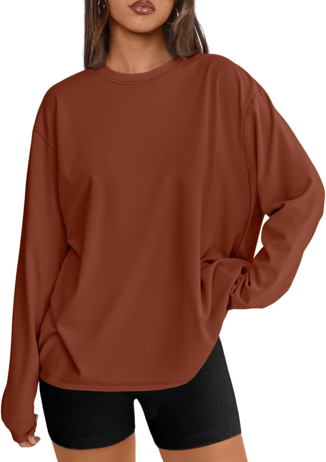 Maddy – Oversized Long-Sleeve Casual Top for Women
