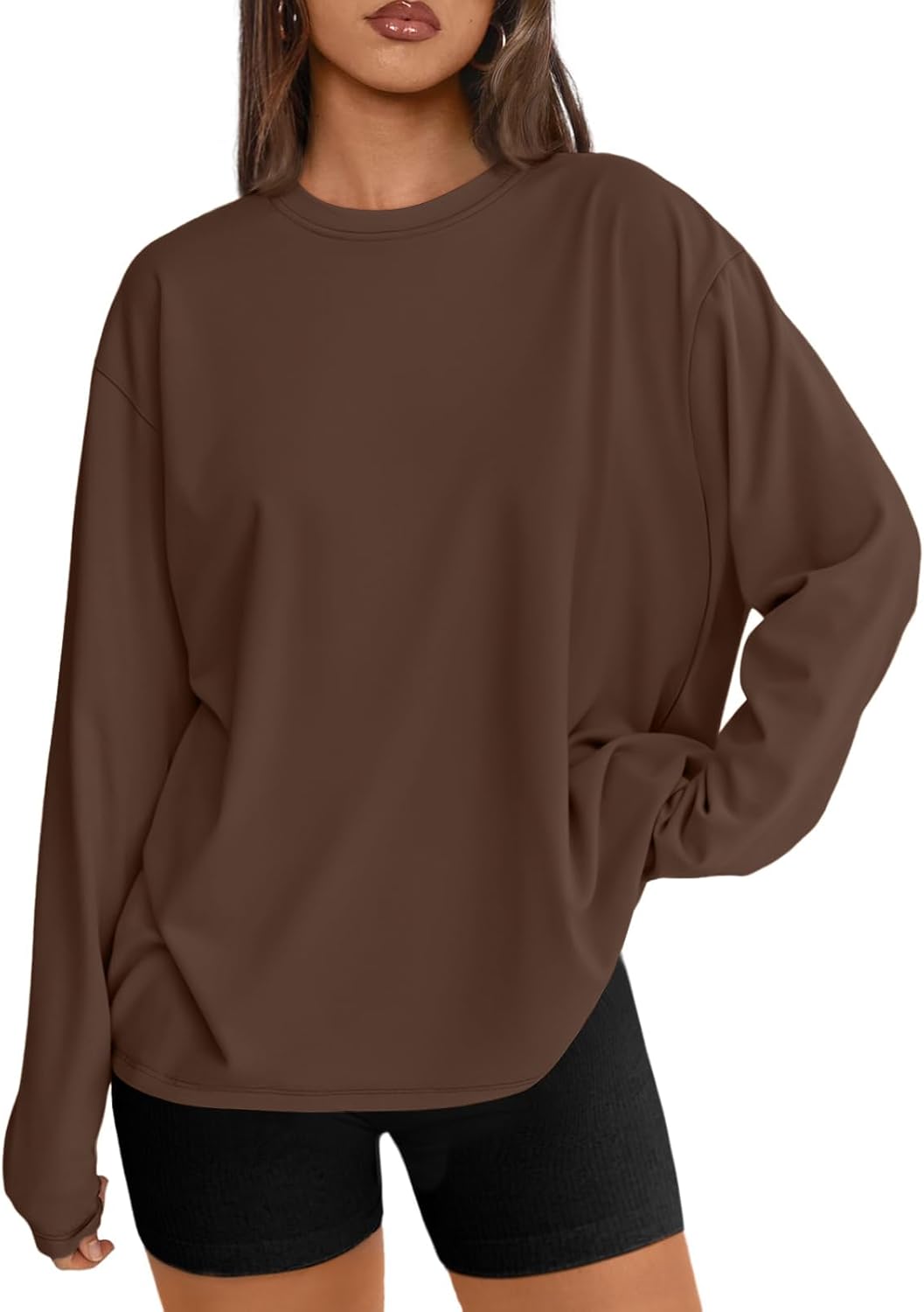 Maddy – Oversized Long-Sleeve Casual Top for Women