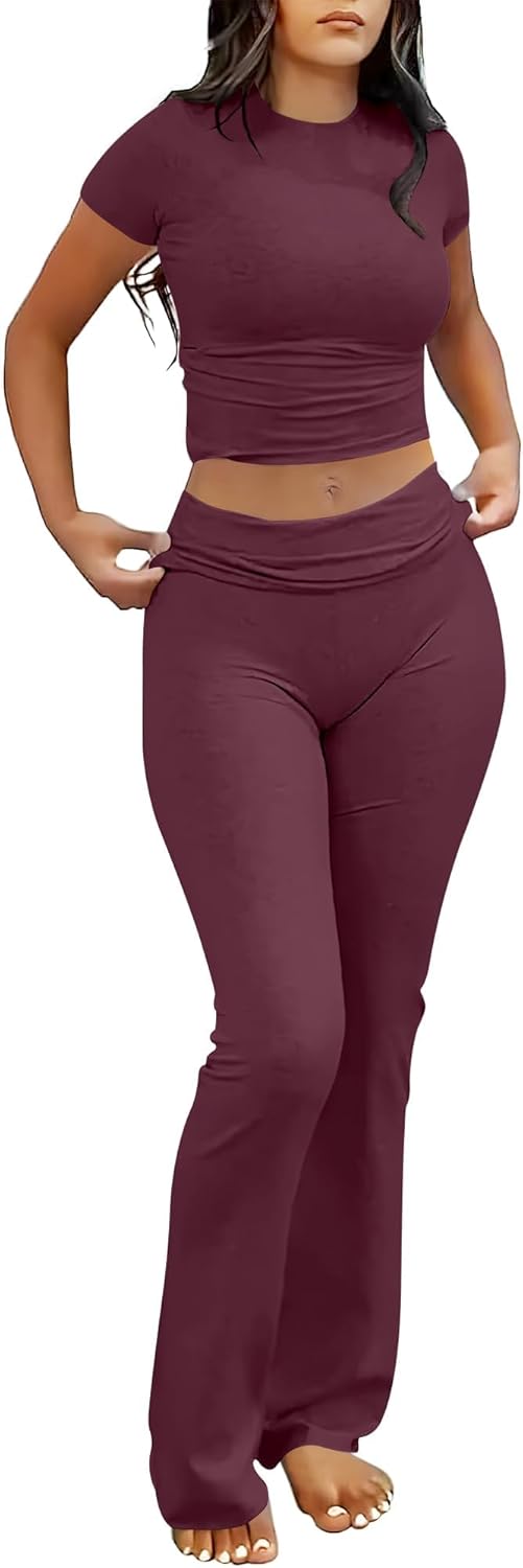 Herlene – Two-Piece Flared Lounge Set for Women