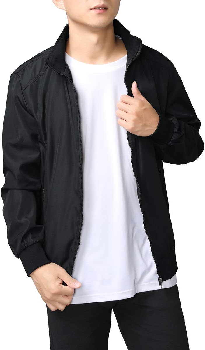 Miko – Lightweight Stand Collar Jacket for Men