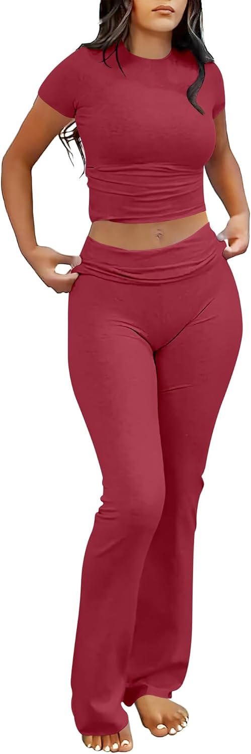 Herlene – Two-Piece Flared Lounge Set for Women