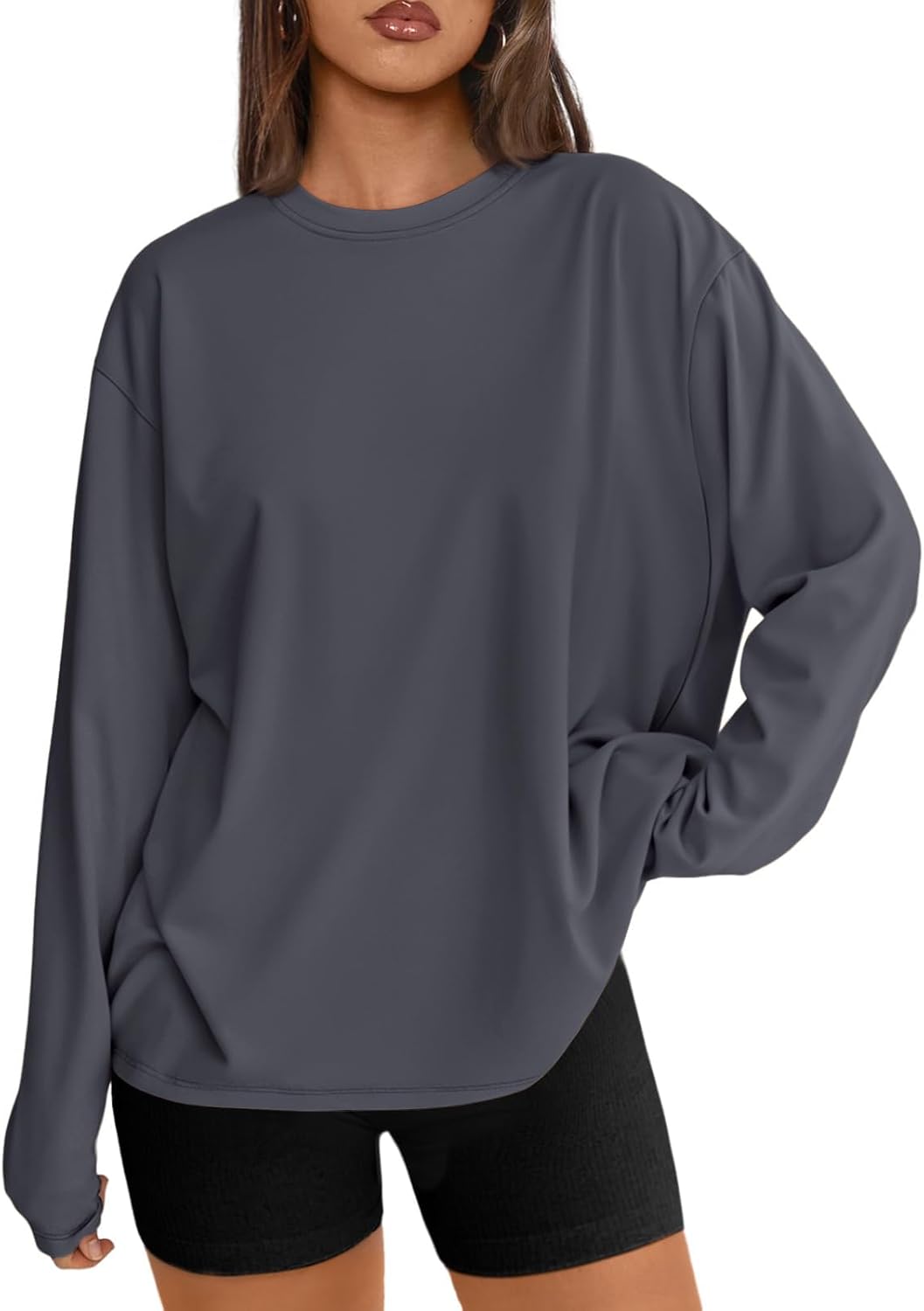 Maddy – Oversized Long-Sleeve Casual Top for Women