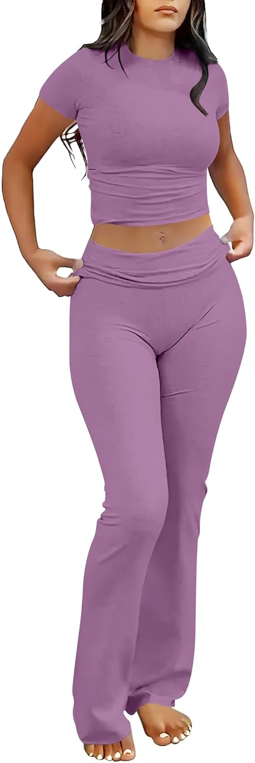 Herlene – Two-Piece Flared Lounge Set for Women
