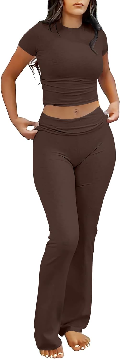 Herlene – Two-Piece Flared Lounge Set for Women