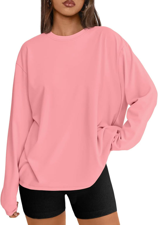 Maddy – Oversized Long-Sleeve Casual Top for Women