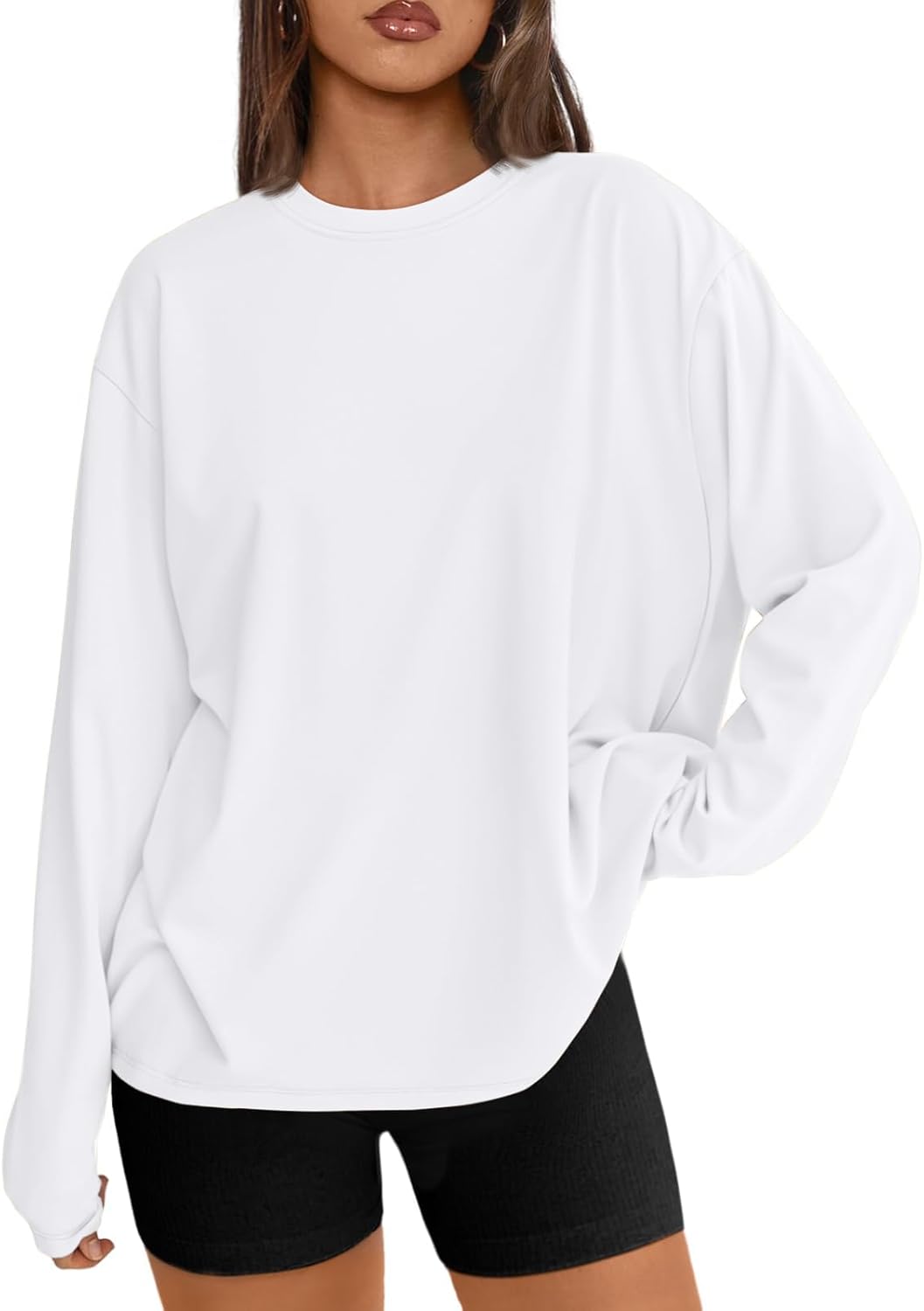 Maddy – Oversized Long-Sleeve Casual Top for Women