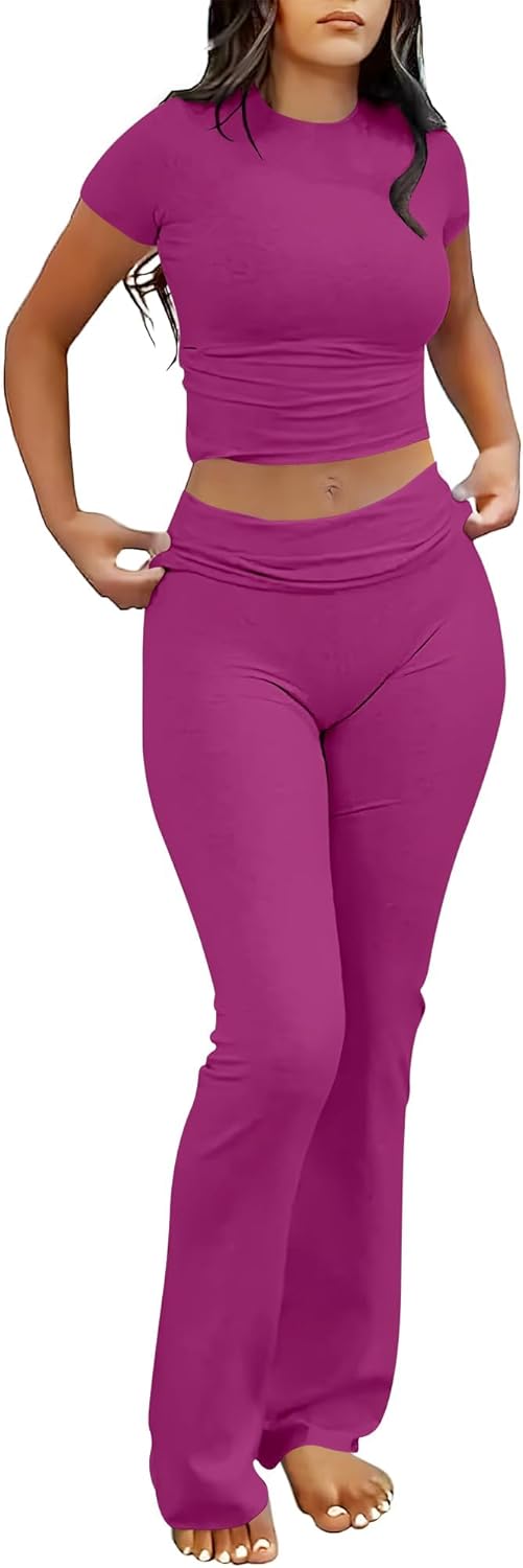 Herlene – Two-Piece Flared Lounge Set for Women