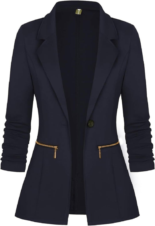 Ellis – Slim Fit Open-Front Blazer for Women