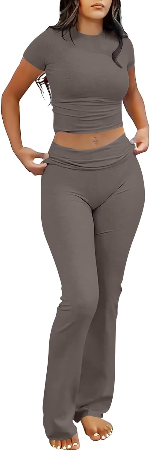 Herlene – Two-Piece Flared Lounge Set for Women