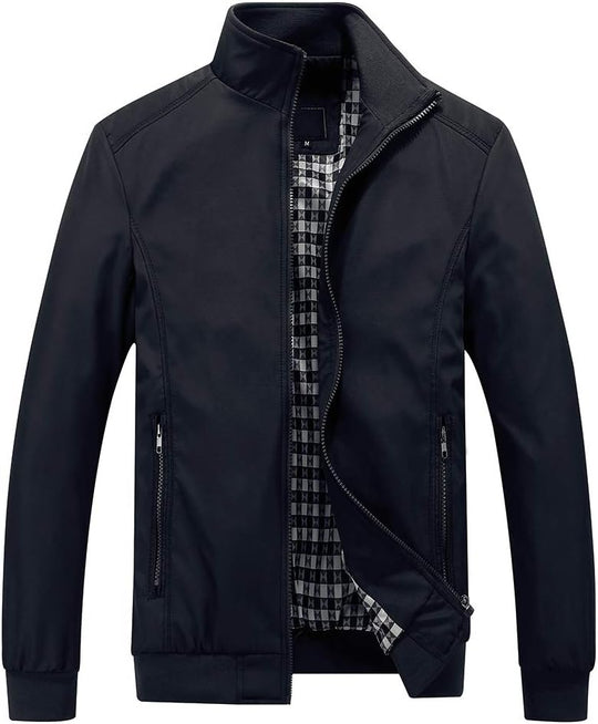 Miko – Lightweight Stand Collar Jacket for Men