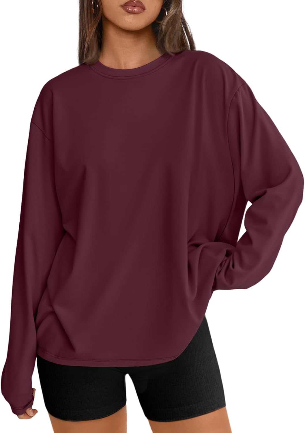 Maddy – Oversized Long-Sleeve Casual Top for Women