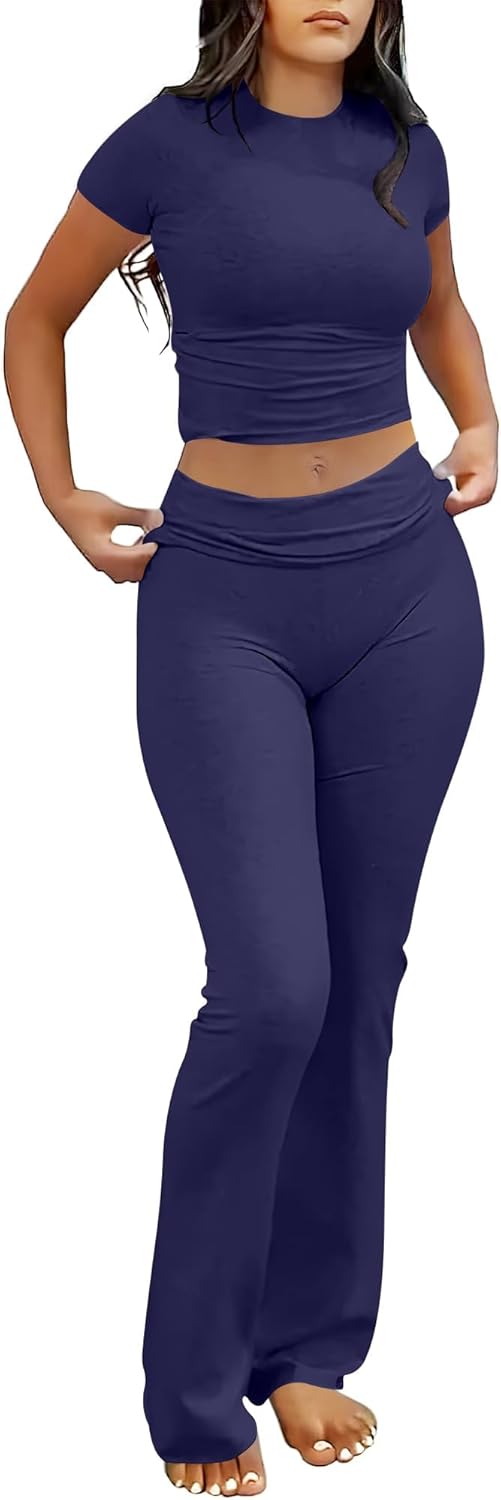 Herlene – Two-Piece Flared Lounge Set for Women